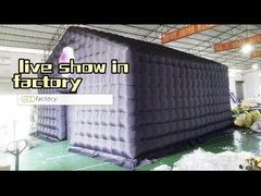 Tenda di festa discoteca gonfiabile portatile in cortile esterno discoteca di notte