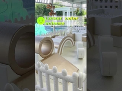 Indoor Kids Soft Play Equipment Commerciale Golden And White Kids Party Center