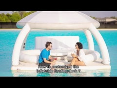 Piattaforma di ponte per imbarcazioni galleggianti gonfiabili in PVC su misura