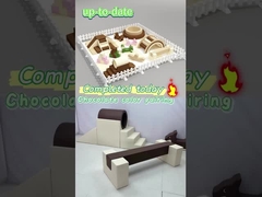 Fabbrica Soft Play Parco giochi Caffè attrezzature beige Indoor Soft Play Round Ball Pit