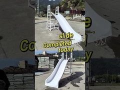 Scivolo ondulato personalizzato per bambini in esterno scivolo di plastica popolare di sicurezza scivolo di gioco morbido