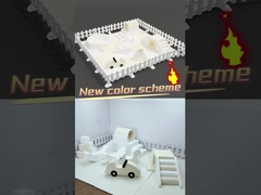 Soft Play Set Outdoor White With Nude Color Package Set per bambini