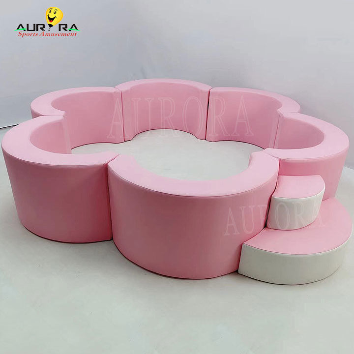 Soft Play Set Parco giochi Pastello Salire E Giocare Soft Blocks Rosa Bianco Fiore Mini