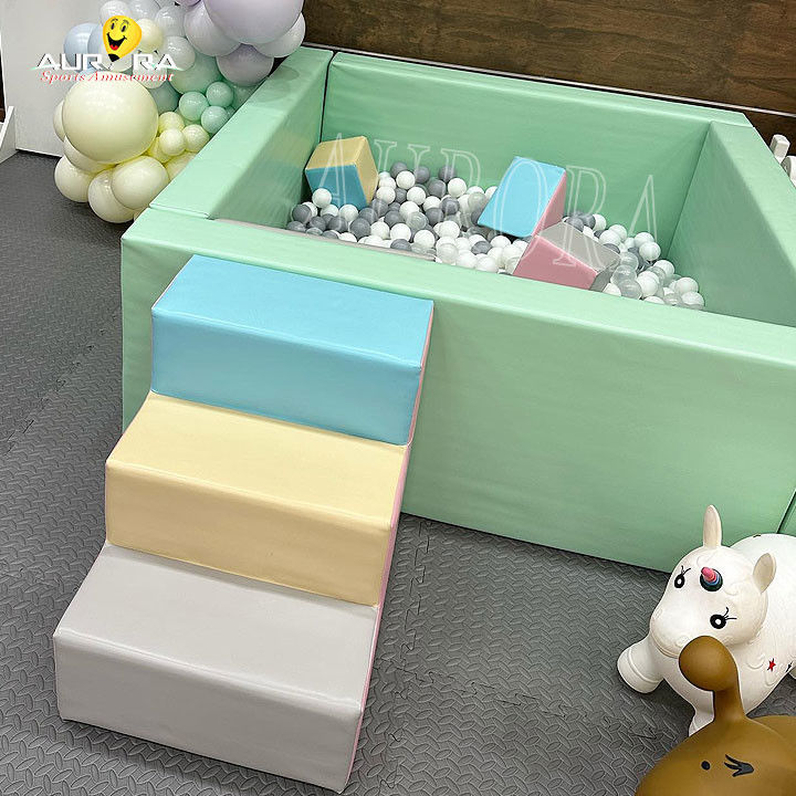 Pastel Baby Soft Play Blocchi di arrampicata per festa Noleggio attrezzature soft play personalizzate