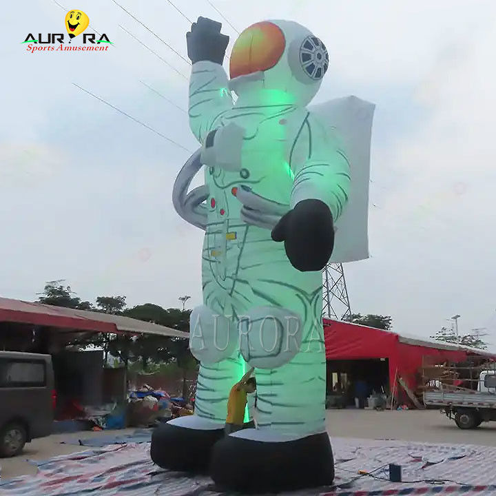 20 piedi di altezza gigante gonfiabile astronauta palcoscenico pubblicità gonfiabili d'aria