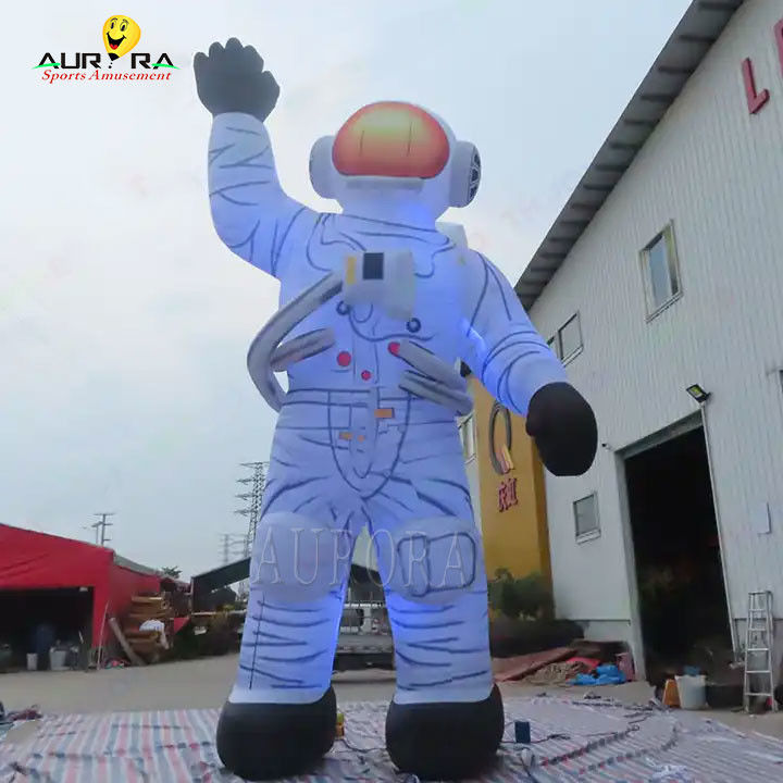 20 piedi di altezza gigante gonfiabile astronauta palcoscenico pubblicità gonfiabili d'aria