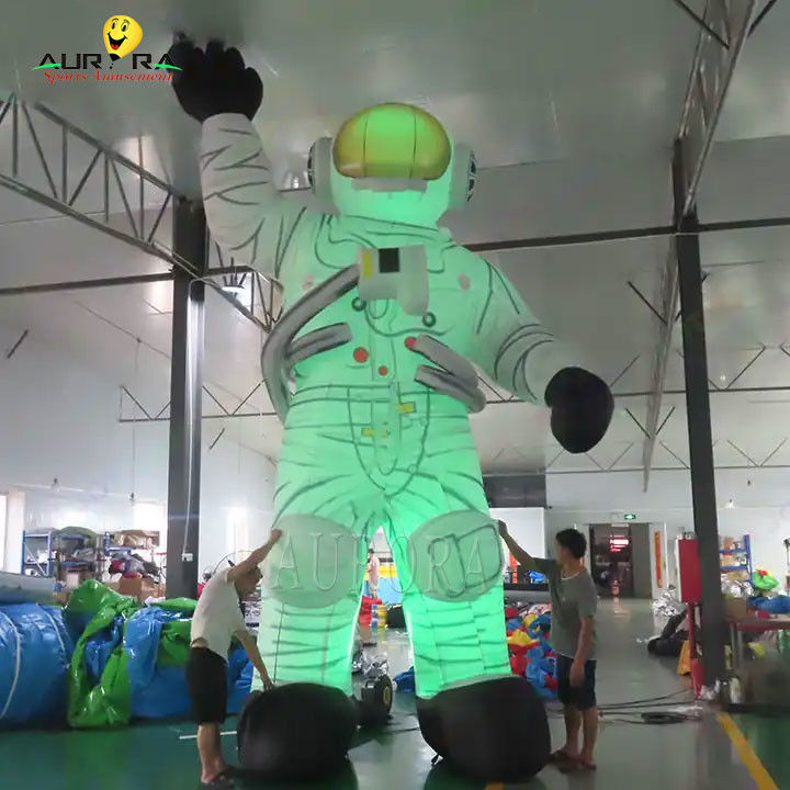 20 piedi di altezza gigante gonfiabile astronauta palcoscenico pubblicità gonfiabili d'aria