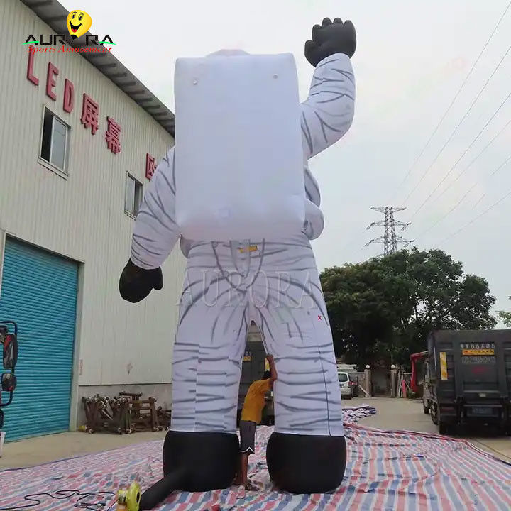 20 piedi di altezza gigante gonfiabile astronauta palcoscenico pubblicità gonfiabili d'aria