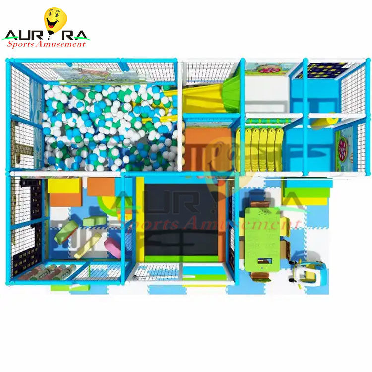 Baby Indoor Frame Soft Playground Equipment Set Ball Pool For Kids Area di gioco