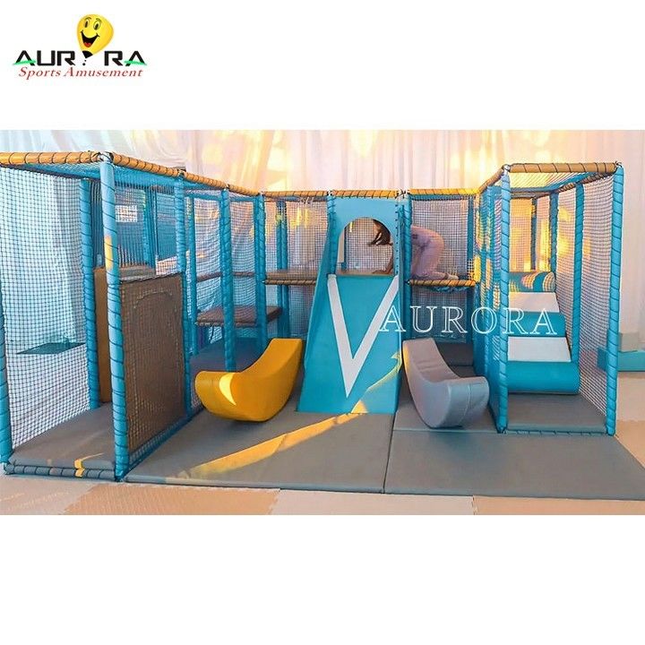 Bambini terra da gioco morbida arrampicata con piazza da gioco all'aperto e all'interno PU set