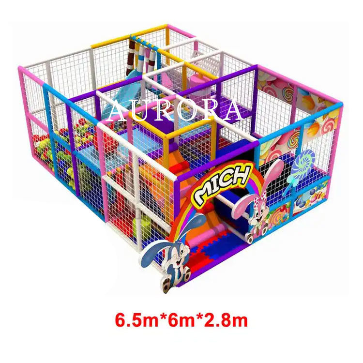 Viola Giallo Indoor Soft play Parco giochi Comodo Sport Bambini Avventura Divertimento
