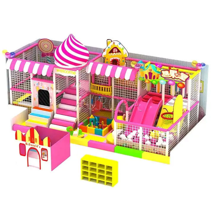 Viola Giallo Indoor Soft play Parco giochi Comodo Sport Bambini Avventura Divertimento