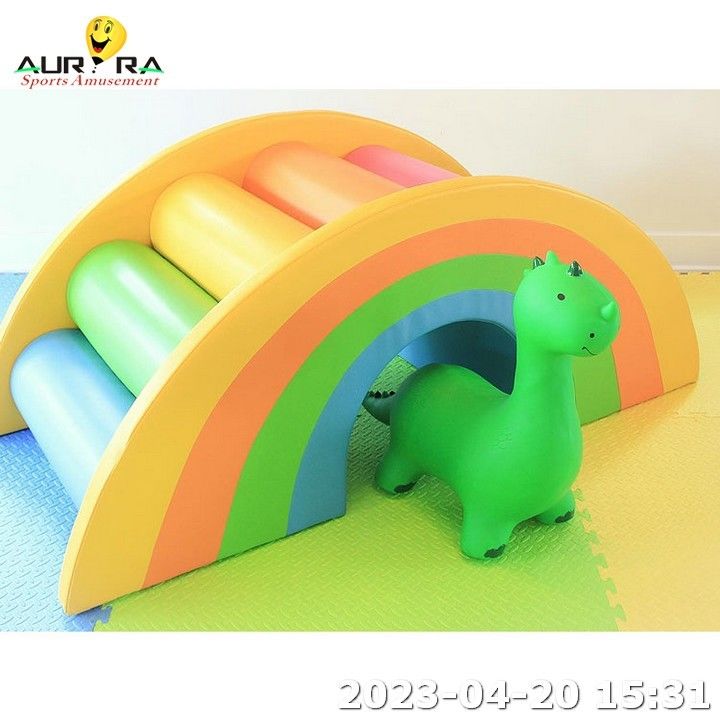 Orange Round Ball Pit Pool Gioco Parco giochi Bambini Slide Indoor Soft Play