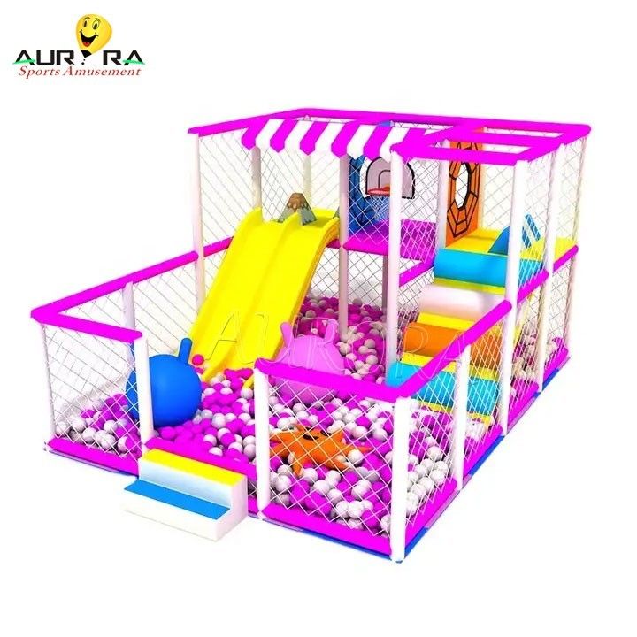 Parco tematico interno Parco divertimenti per bambini blu Attrezzature con 1 e Materia in acciaio