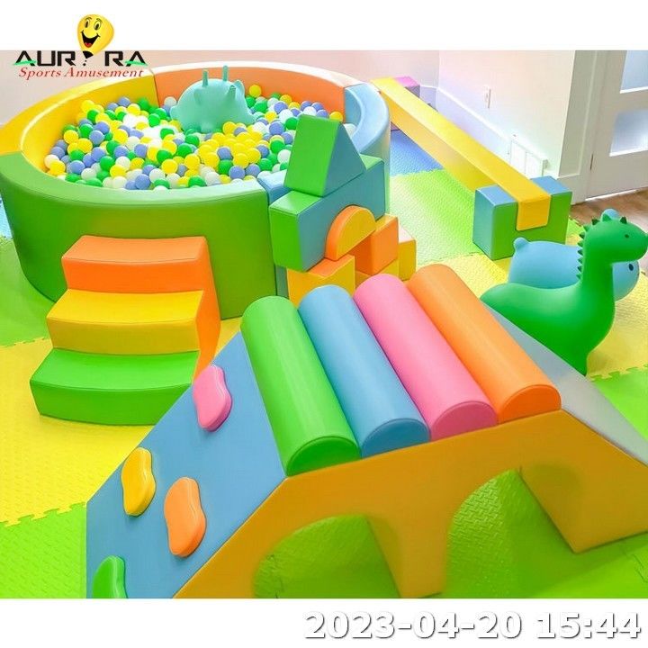 Parco giochi indoor per bambini Soft Climber Set Festa di compleanno Evento Blu