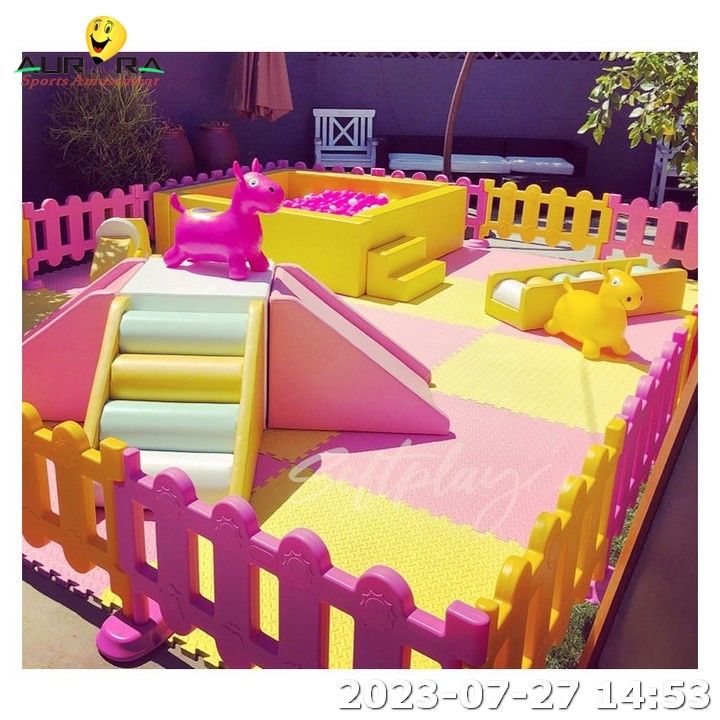 Prezzo di fabbrica Soft Play Merry Go Round per bambini Soft Play Equipment Set