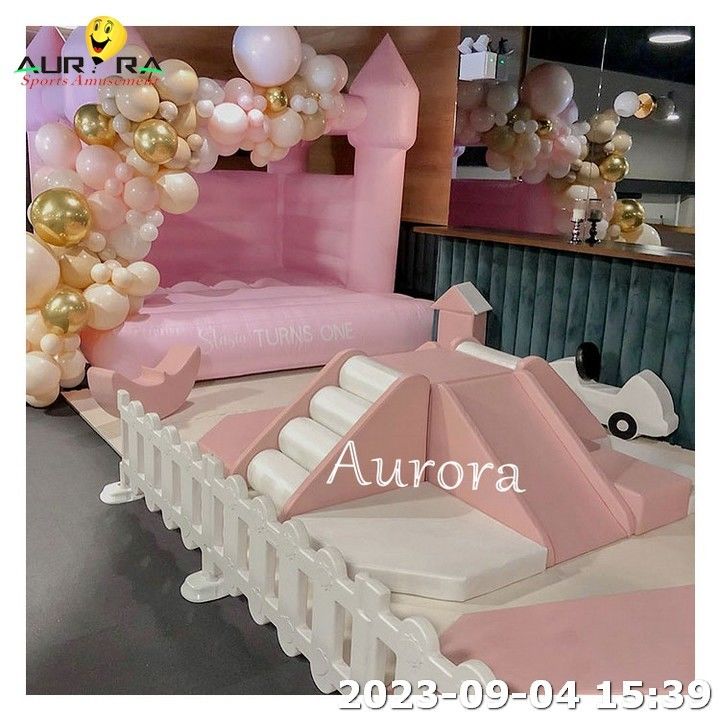 Soft Indoor Play Kids Bounce House Party Soft Play Fence per l' attrezzatura per bambini