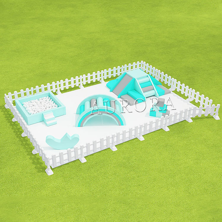 Green Indoor Soft Play Parco giochi Soft Play For Kids Fabbrica Diretto all' aperto