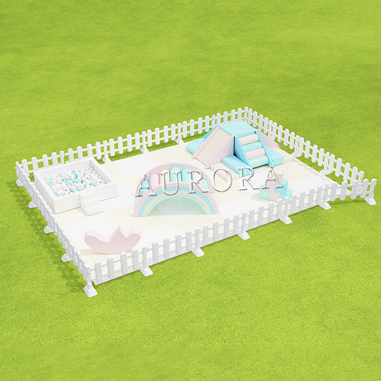 Green Indoor Soft Play Parco giochi Soft Play For Kids Fabbrica Diretto all' aperto