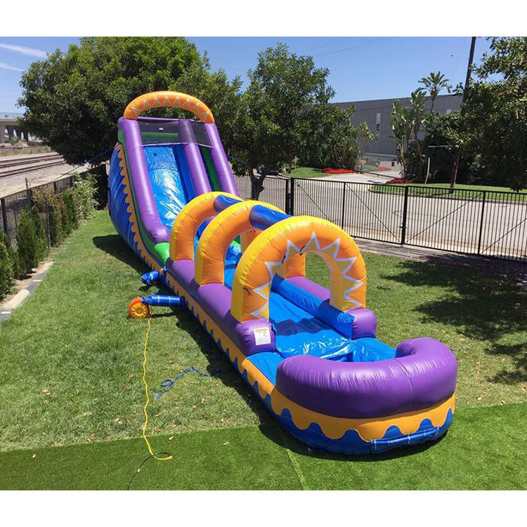 Slide gigante di 40 piedi di lunghezza, sicuro, gonfiabile, scivolo N, scivolo Jumbo, scivolo acquatico, scivolo d'acqua.