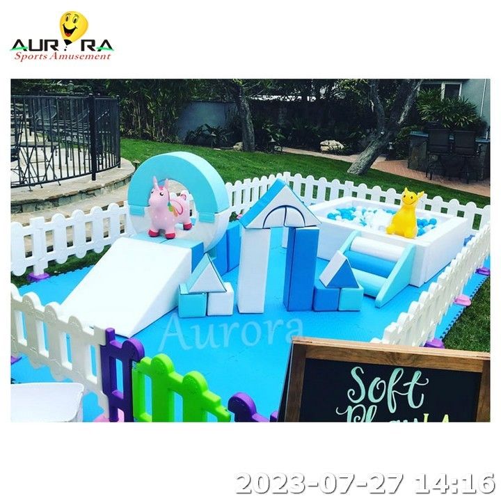 Merry Go Round Soft Play Noleggio attrezzature schiuma Soft Playground per bambini