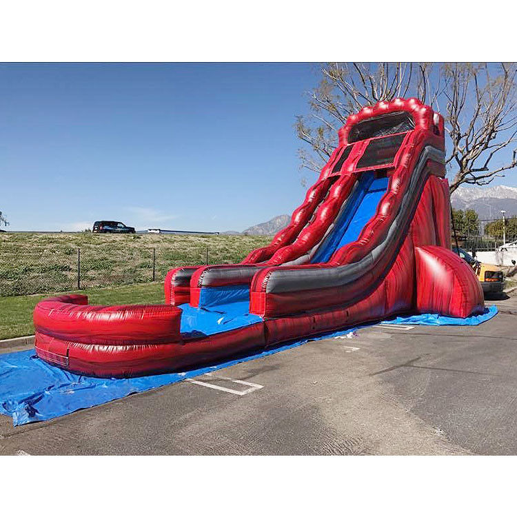 Evento di noleggio per bambini scivoli d'acqua gonfiabili per piscina scivolo d'acqua con piscina