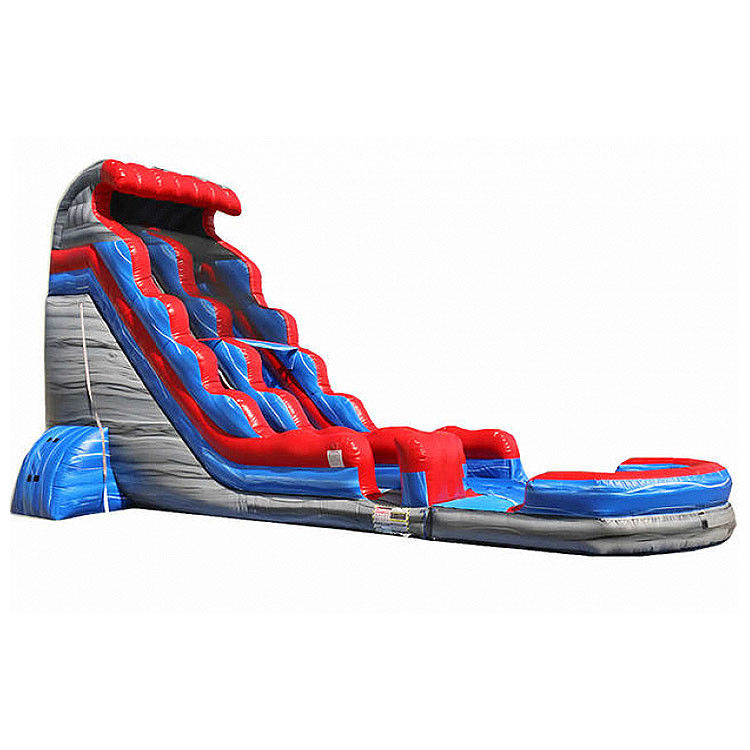 Slide d'acqua gonfiabili da 31 piedi per adulti e bambini