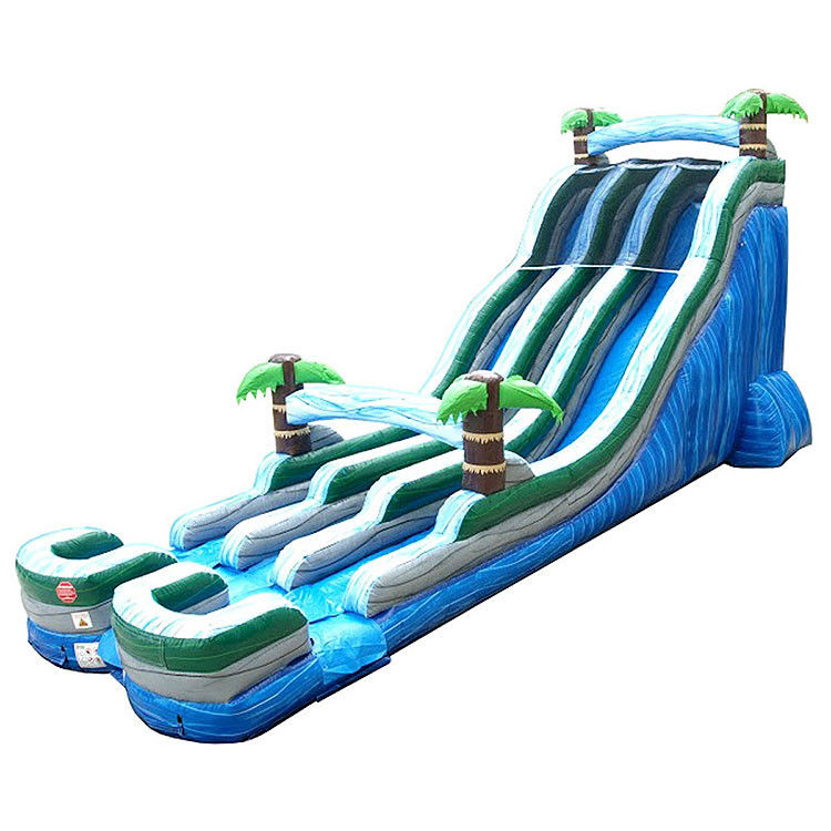 Slide d'acqua gonfiabile Per la vendita rimbalzo ostacolo Slide d'acqua gonfiabili per piscina