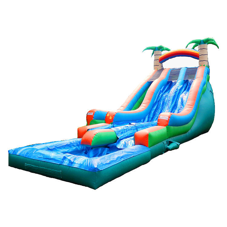 Grandi scivoli d'acqua gonfiabili 16ft 18ft 20ft Bambini Cortile Piccolo scivolo d'acqua giocattoli gonfiabili