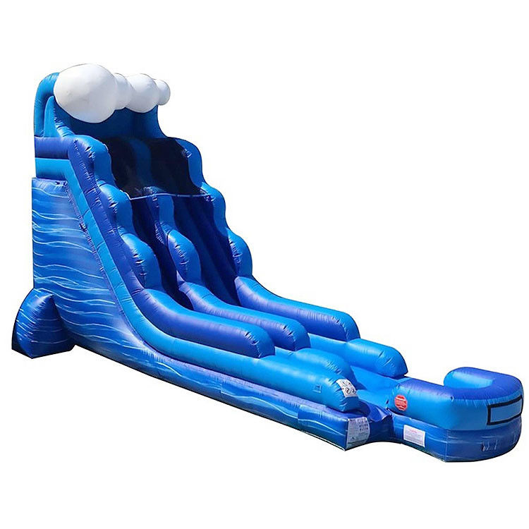 Grandi scivoli d'acqua gonfiabili 16ft 18ft 20ft Bambini Cortile Piccolo scivolo d'acqua giocattoli gonfiabili