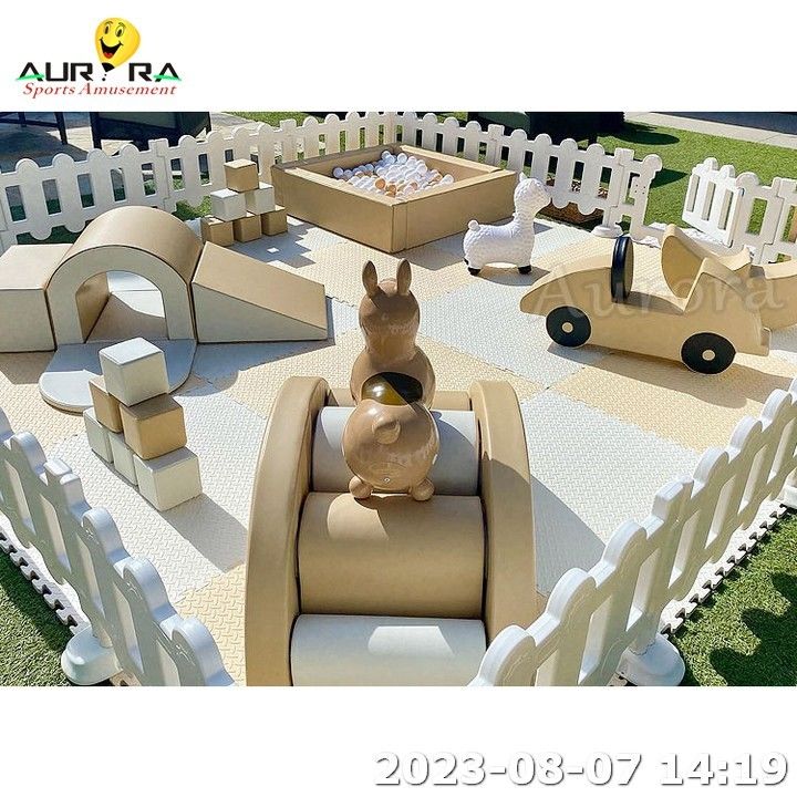 Soft Play Indoor Soft Play Equipment In vendita Bianco con casa gonfiabile