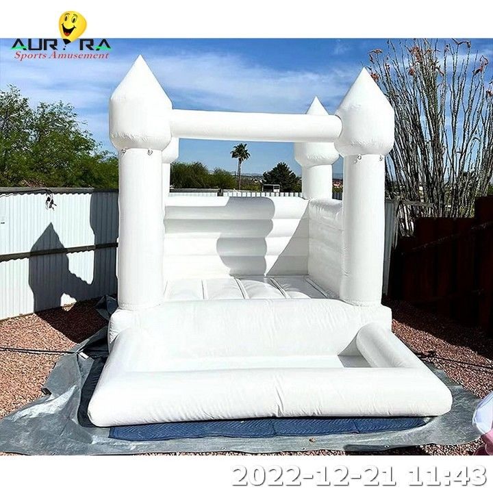 Per l' Evento Casa gonfiabile bianca Bounce Kids Bouncer gonfiabile Per noleggio matrimonio