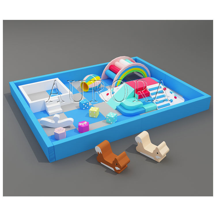 Bambini Soft Play Ball Pit Un set completo Soft Play Rainbow Bridge Soft Play attrezzature