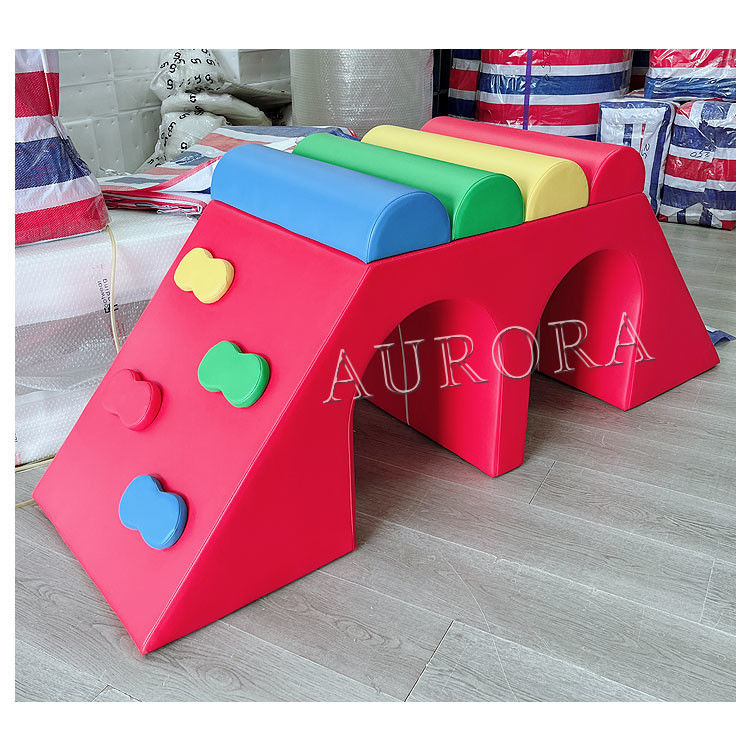 Soft Play Rental Equipment Soft Climbing Slide Play Blocchi di schiuma colorati Set
