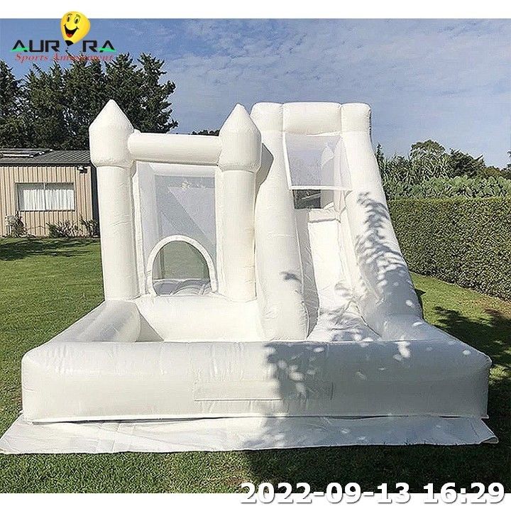 Wet Combo Nuova casa gonfiabile con soffiatore Mini casa gonfiabile con pozzo a palla